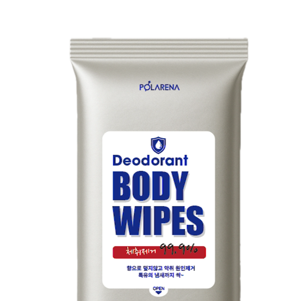 POLARENA  Deodorant Body Wipes