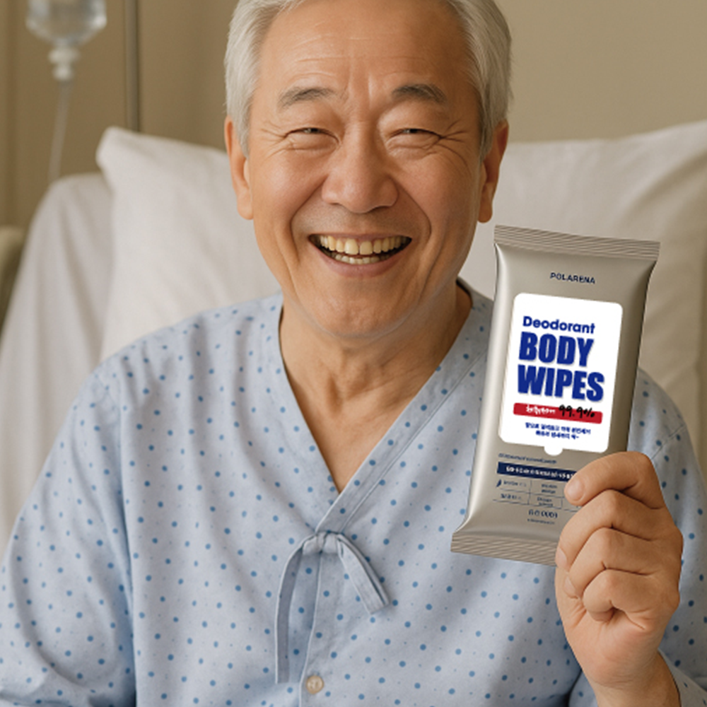 POLARENA  Deodorant Body Wipes